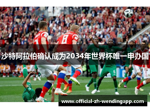 沙特阿拉伯确认成为2034年世界杯唯一申办国
