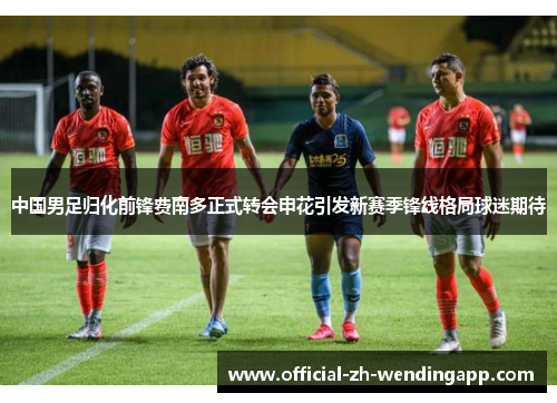 中国男足归化前锋费南多正式转会申花引发新赛季锋线格局球迷期待 中国男足归化前锋费南多正式转会申花引发新赛季锋线格局球迷期待